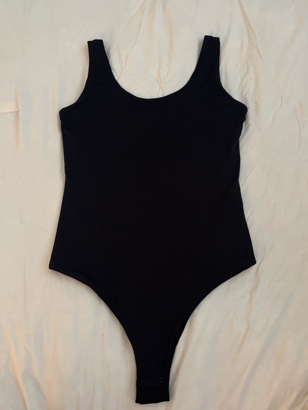 Black One-Piece Bodysuit – Sleek Everyday Essential